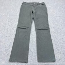 Outdoor Research Pants Women's 8 Gray Straight Cotton Twill Stretch Trail Hiking
