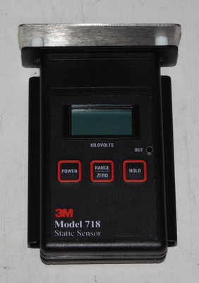 3M 718 Static Sensor Digital LCD Display Handheld Inspection Test Equipment USA