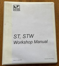 LISTER PETTER - ST / STW WORKSHOP MANUAL
