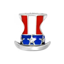 Brighton Sams Hat Patriotic Flag USA 4th Of July Spacer Bead NWOT $28