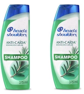 Head & Shoulders Anti-Hair Loss 2 Pack 375ml Shampoo | Anticaída 2 Pack | Renova