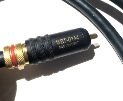 DH Labs Silver Sonic Air Matrix Interconnect   WBT 0144 RCA   neuwertig