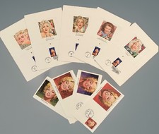 Marilyn Monroe 1995 Universal Studios First Day Of Issue Pic Plates & Envelopes