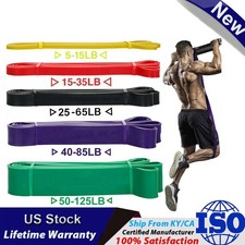 5-Pack Resistance Bands Set - Heavy Duty Workout Bands Fit Full-Body Fitness USA