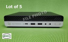  Lot of 5 HP EliteDesk 705 G5 Mini PC Ryzen 5 3400G 8GB WiFi No SSD/HDD/OS