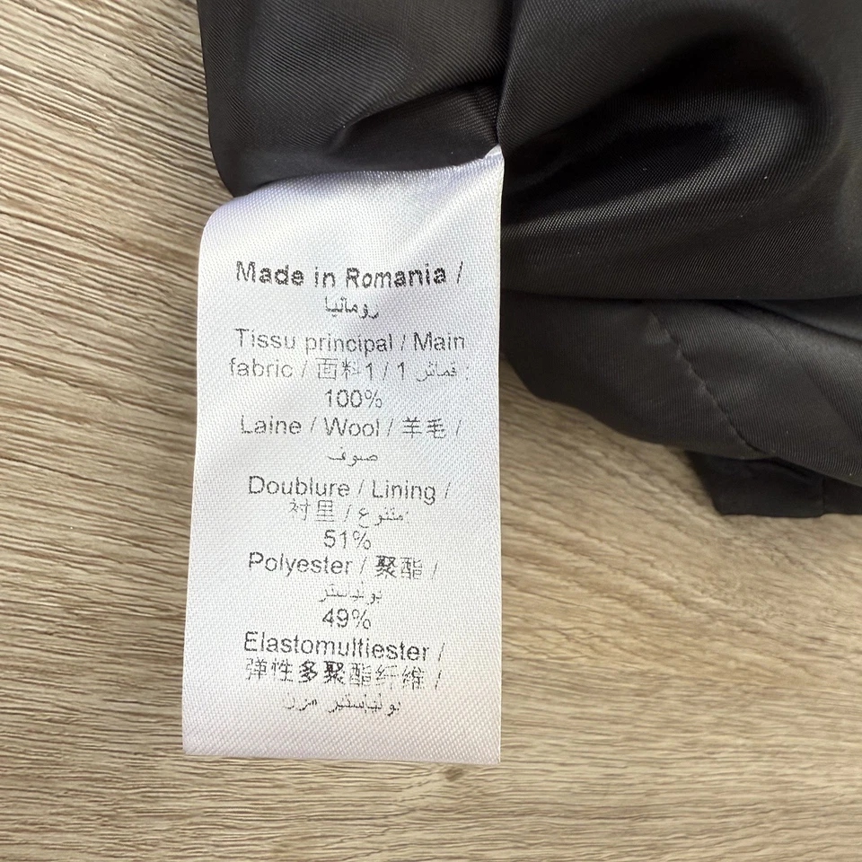 Colete Cartier Masculino Uniformes Azul Marinho Preto Lã Tamanho 54 TI Compatível 44 EUA - Imagem 3 de 4