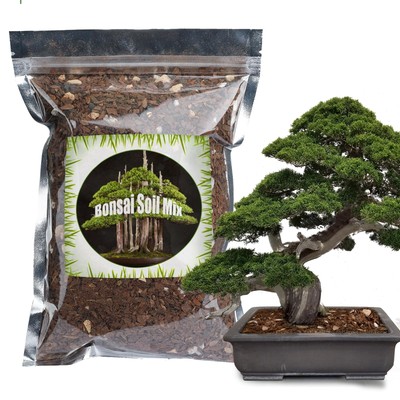 Doter Bonsai Soil Mix Ready to Use (1qt), Premium Fast Draining Organic All P...