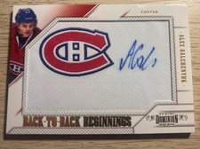 Back-To-Back Beginnngs Alex Galchenyuk and Nathan Beaulieu /99 Panini Dominion