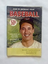 Bob Feller How to Improve Your Baseball 1959 Paperback Auto Signed