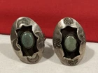 Vintage NAVAJO NATIVE AMERICAN 925 Sterling Silver Turquoise RING LOT 2 SZ 5.5/6