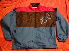 VINTAGE ASICS JACKET WINDBREAKER RUNNING TRACK 1/2 ZIP Size XL