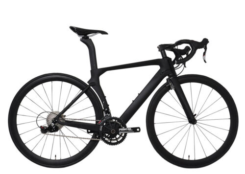 AERO Carbon Road Bike 12 Speed Frame Wheel Complete Bicycle V brake 52cm - Picture 2 of 9
