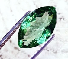 Natural Green Amethyst 10 to 12 Ct Certified Single Loose Gemstone H453