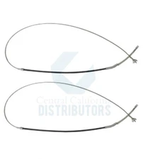 PARKING EMERGENCY BRAKE CABLES x2 PAIR VOLKSWAGEN T1 BUG & SUPER BEETLE 1973-79