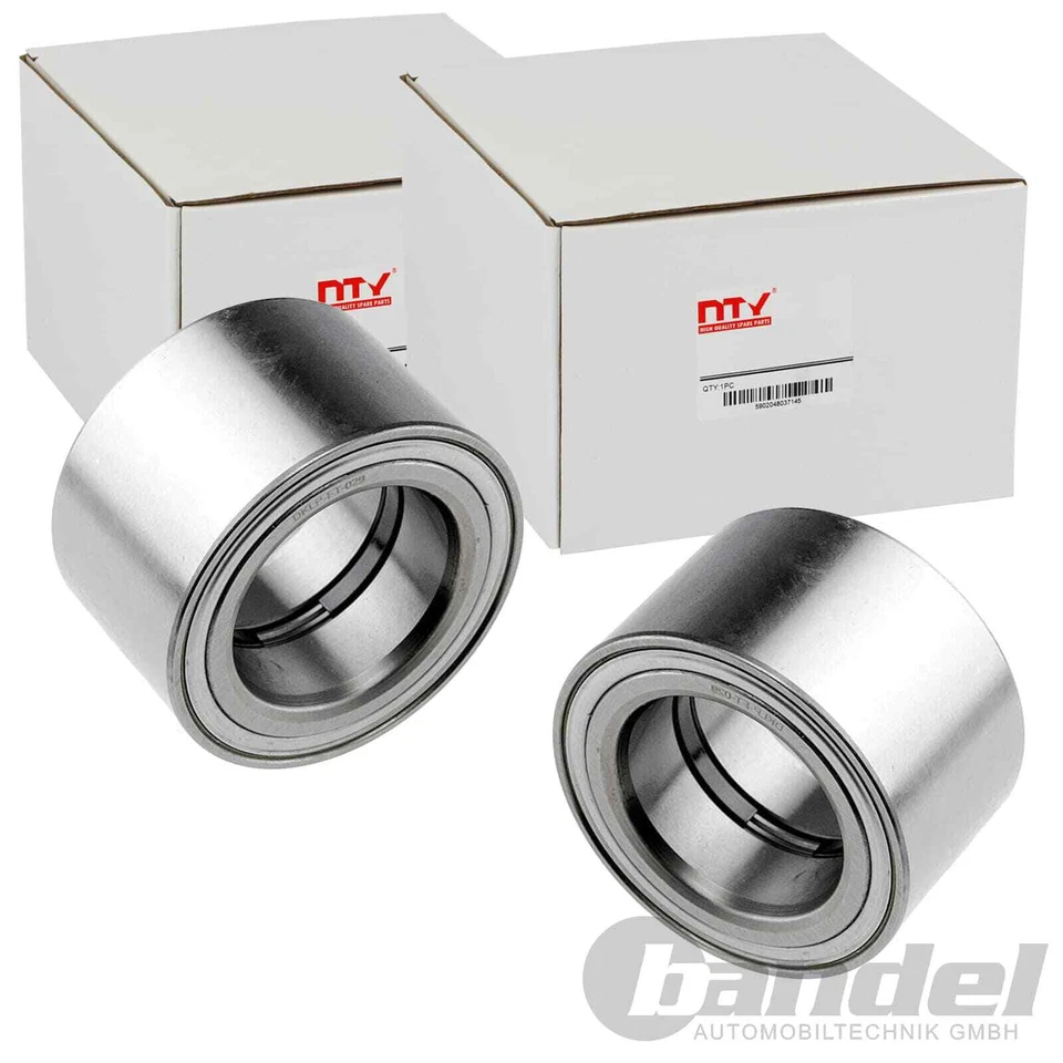 2X NTY RADLAGER-SATZ VORNE BEIDSEITIG PASSEND FÜR CITROËN JUMPER FIAT DUCATO