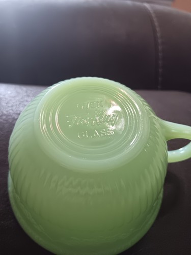 Fire King Jadeite Oven Glass Teacup