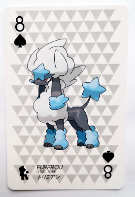 2013 POKEMON Y Playing Poker Card #30 FURFROU Kalos TCG Japan