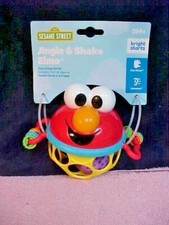 Bright Starts Sesame Street Jingle  Shake Elmo Easy Grasp Rattle, Ages 0-12 mos