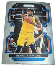 2021 Panini Prizm #124 Oklahoma City Thunder Derrick Favors Basketball Card (J4