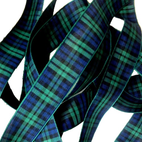 Reloj TZ Cordones Plano 10mm x 90cm Negro Tartán - Imagen 2 de 2