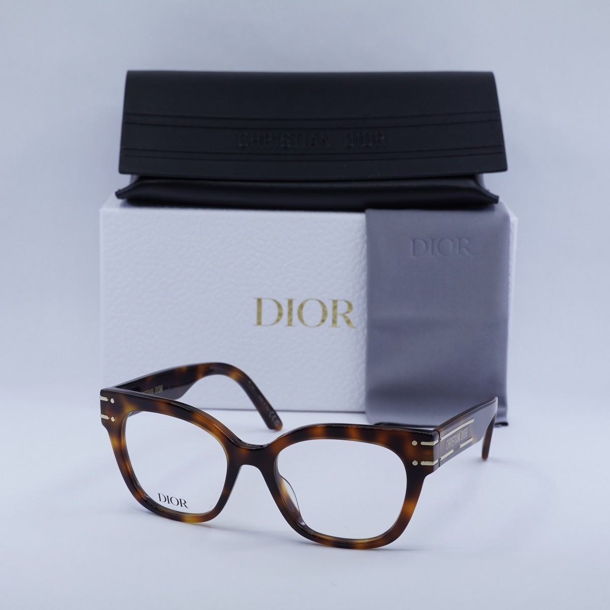 Dior DIORSIGNATUREO B2I 2600 Havana 51mm Eyeglasses New