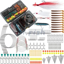 269pcs Saltwater Fishing Tackle Kit Ocean Fishing Gear Accessories Surf Fishing