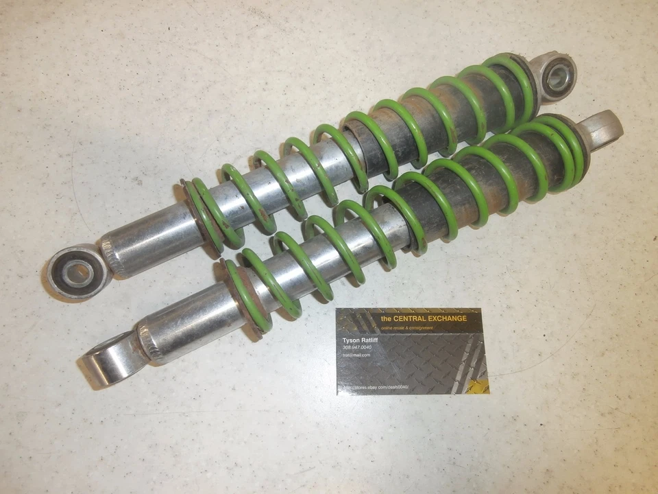 Amortiguador horquilla delantera original Kawasaki KLT250A KLT250 KLT 82 resortes verdes Foto 2 de 4