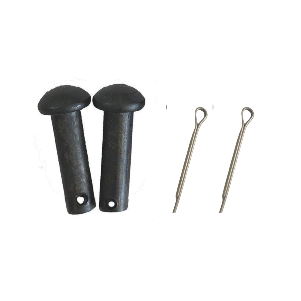 Aj Tack Black Spur Rowel Pins - 10 Pairs X AJ Tack Stainless
