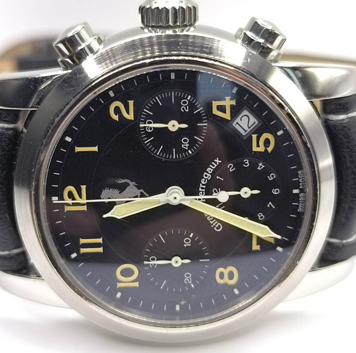 ✓✓✓ 750 18 Karat Gold Girard Perregaux Uhr Ferrari Goldwert