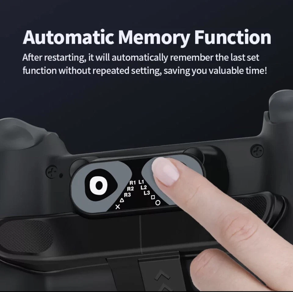 Ps4 paletas accesorio trasero extendido joystick botón trasero con adaptador de llave turbo Foto 4 de 4