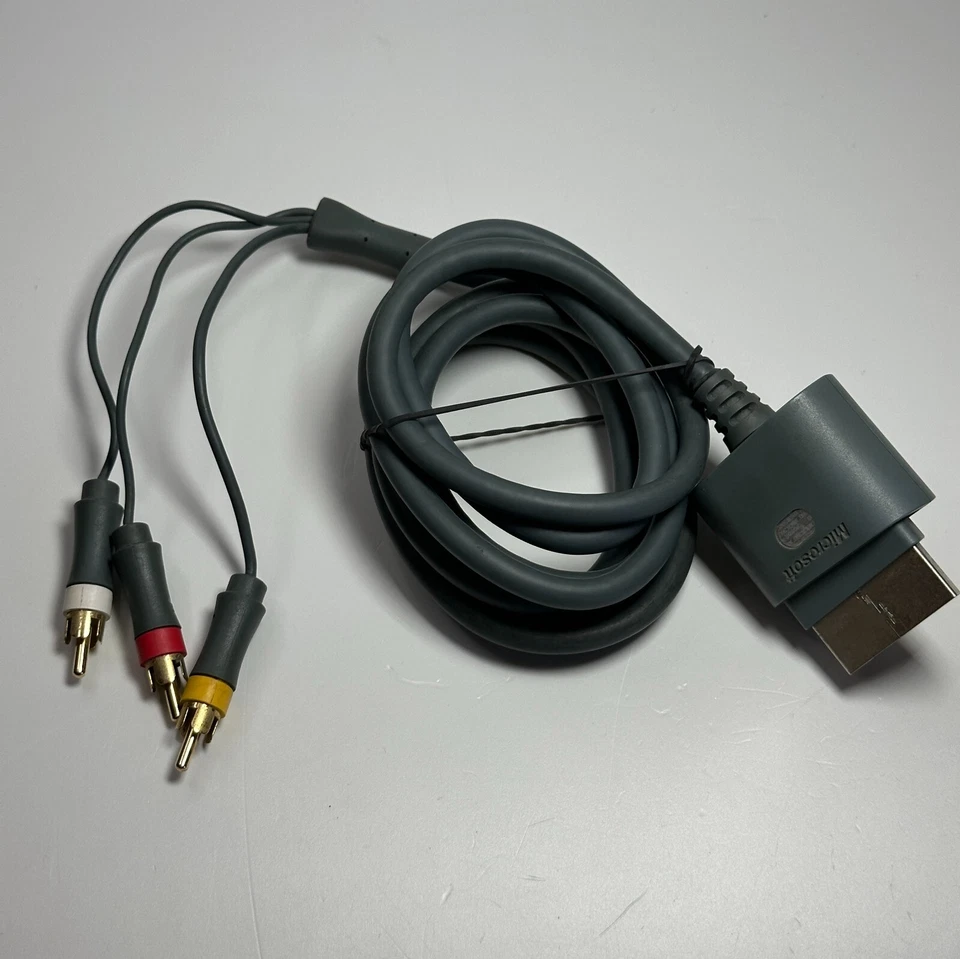 XBOX 360 CAVO VIDEO SCART AV MODELLO ARCADE ORIGINALE UFFICIALE MICROSOFT - Immagine 2 di 4