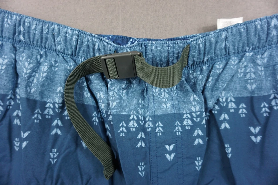 Shorts Columbia Masculino XL Cinto Caminhada Malha Externa Forrada Azul Praia Água - Imagem 2 de 4