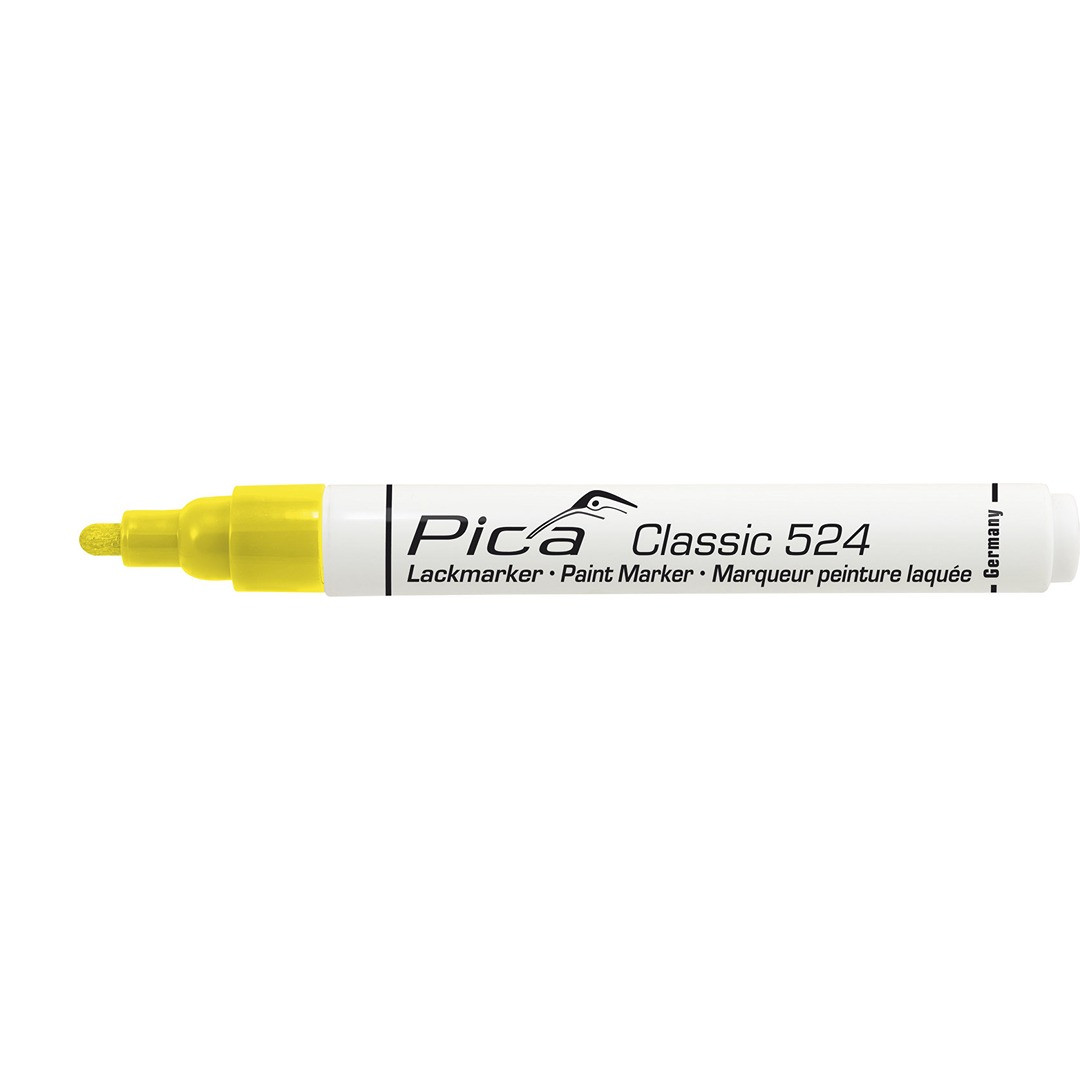 Pica Classic 524 Industry Paint Marker, Yellow 524/44