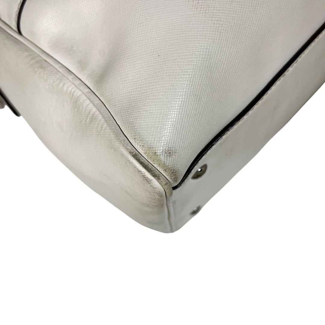 Coach F77607 Mini Boston White Leather Handbag Authentic Coach F77607 Mini Boston White Leather Handbag Authentic