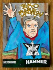 HAMMER SERIES 2 - SEVENTIES SHOCKERS: SKETCH CARD: BY JAY J(AY)