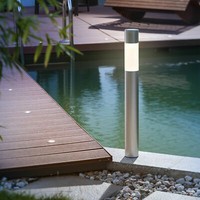 Led Solar Garten Pool Tisch Deko Leuchte Lampe Standleuchte AußEn Wege Aluminium