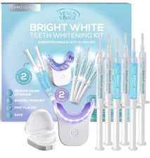 VENUS VISAGE TEETH WHITENINF KIT, 4 CARBAMIDE PEROXIDE TEETH WHITENING SYRINGES