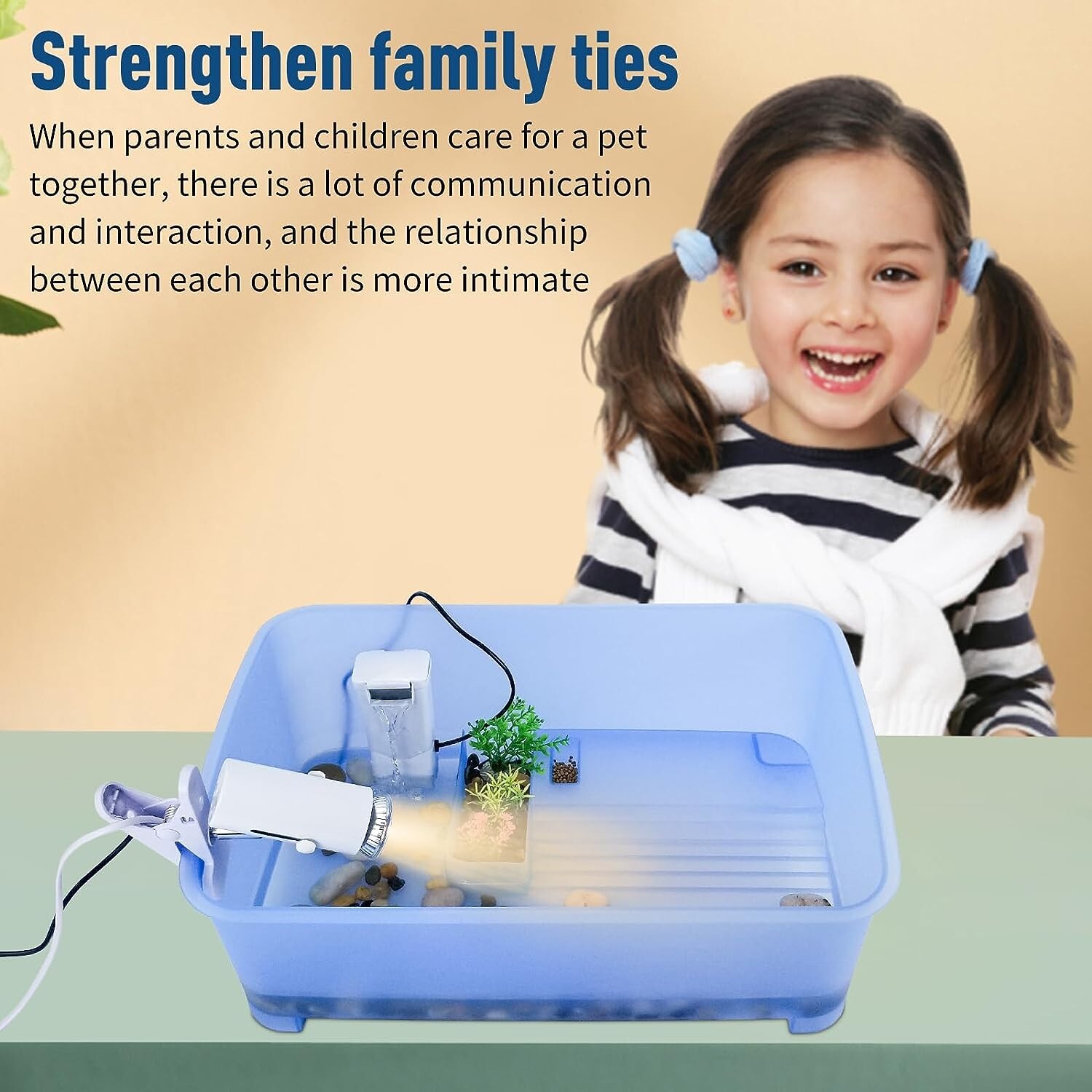 Turtle Habitat Tank Complete Kit W Filter Heat Lamp Platform UV Light turtle-habitat-tank-complete-kit-w-filter-heat-lamp-platform-uv-light