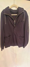 Men's Versatile Cotton Full-zippered Jacket With Detachable Hood.