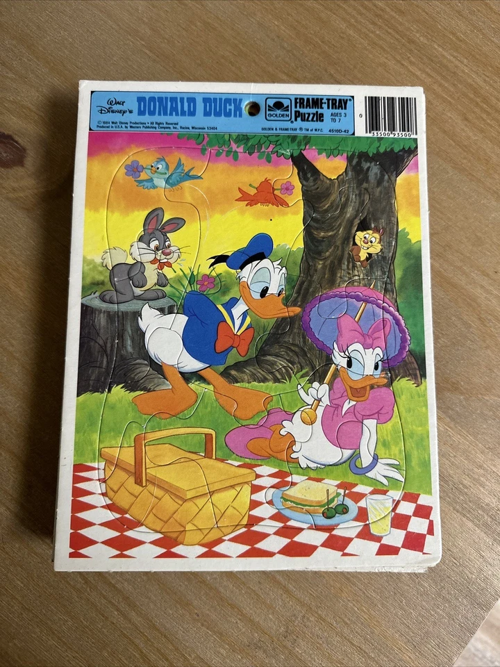 Lote De 5 Rompecabezas Bandeja Marco Vintage Disney Raggedy Ann Y Andy La Bella Durmiente Foto 2 de 4