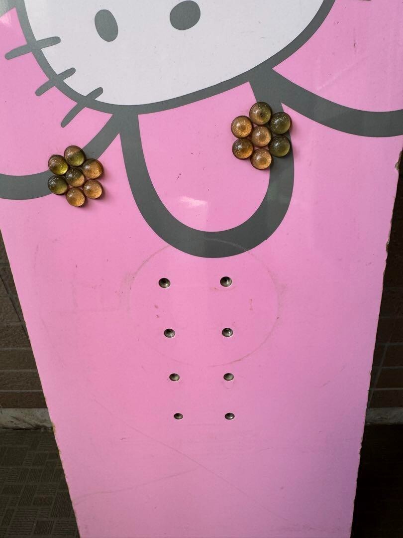 Hello Kitty Snowboard 145cm pink Kawaii Cute Rare Limited Edition