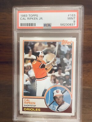 1983 Topps #163 Cal Ripken Baltimore Orioles Baseball Card PSA 9 | eBay