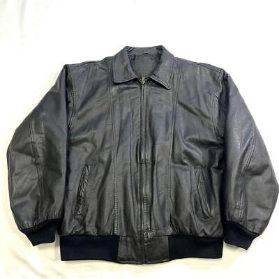 Vintage 90S Leather Flight Jacket A2 Short Length Black | eBay Vintage 90S Leather Flight Jacket A2 Short Length Black | eBay