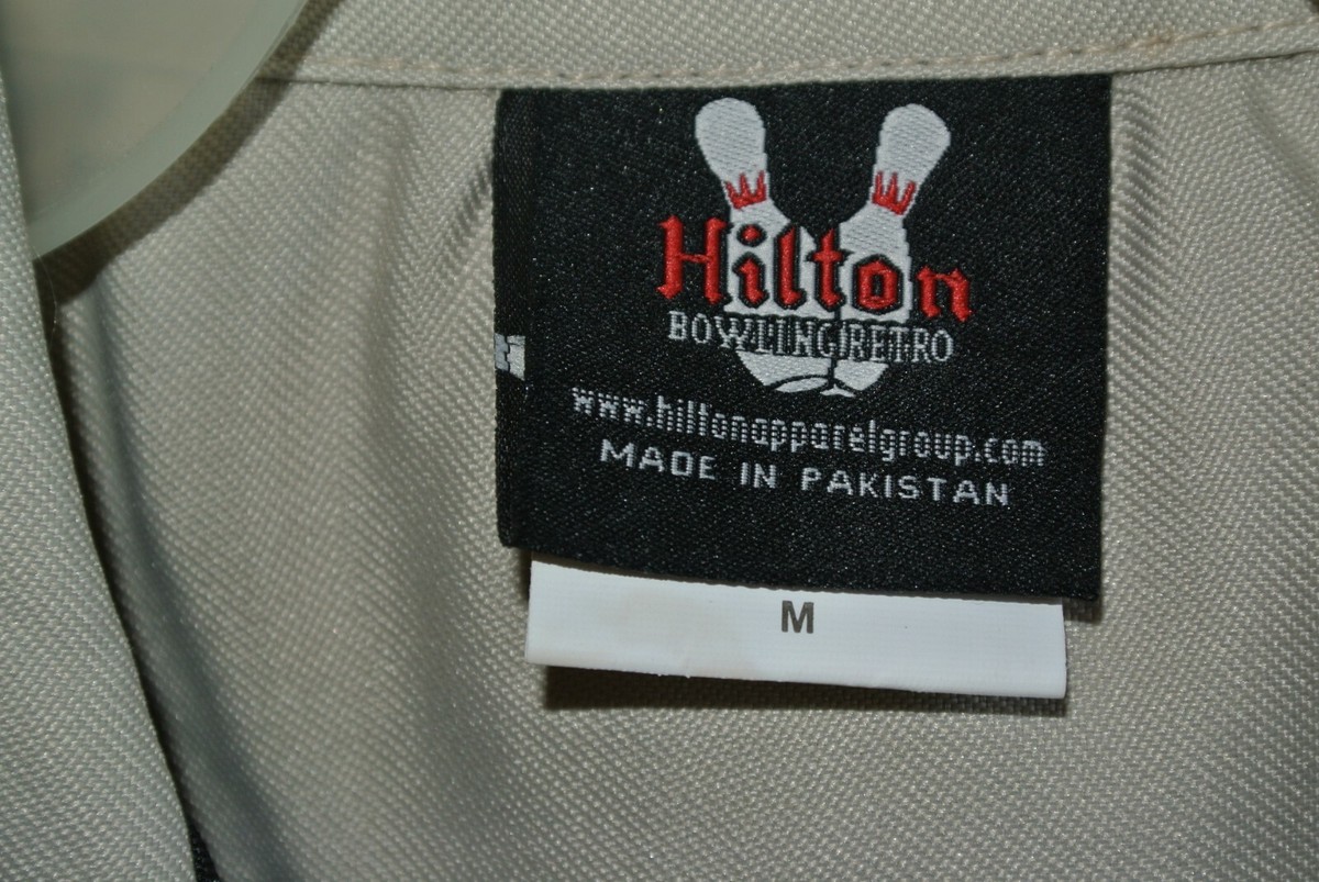 t*読様 Hilton bowlingshirt 50s Vintage 50s Hilton Bowling Shirt Mens Large 16 Deadstock