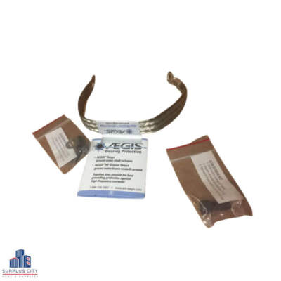 AEGIS HFGS-T0410-R0312-12 12'' HIGH FREQUENCY GROUND STRAP FOR VFD DRIVEN MOTORS