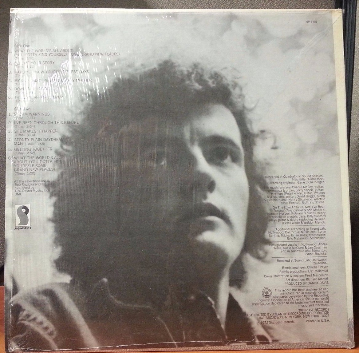 BOB RUZICKA What The World's All About Vinyl | eBay