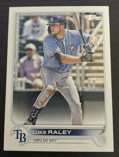 2022 Topps Update Series - #US24 - Luke Raley - Tampa Bay Rays | eBay