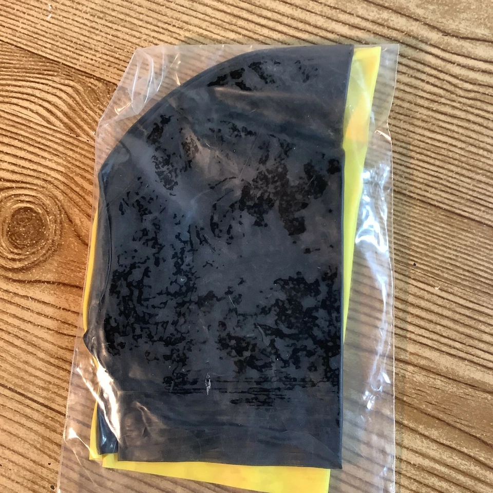 Lote de 2 gorras de baño KIEFER Superflex látex azul amarillo gorra real Foto 2 de 2