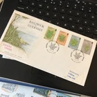 GB Guernsey Stamps First Day Cover Ferns, plants, foliage, nature, coast 1975