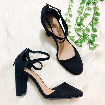 christian siriano black pumps